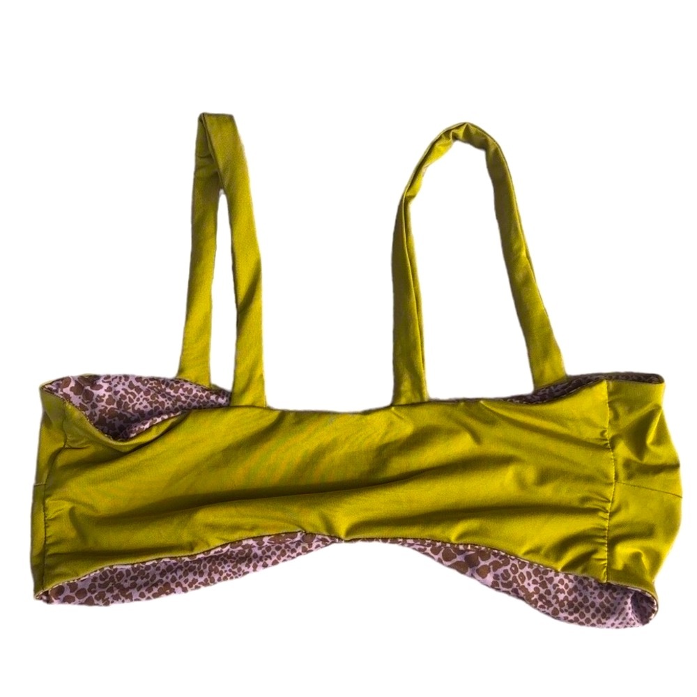 Acacia Bikini Corfu top Sumatra bottom Pear Green Sporty lining - Picture 9 of 12